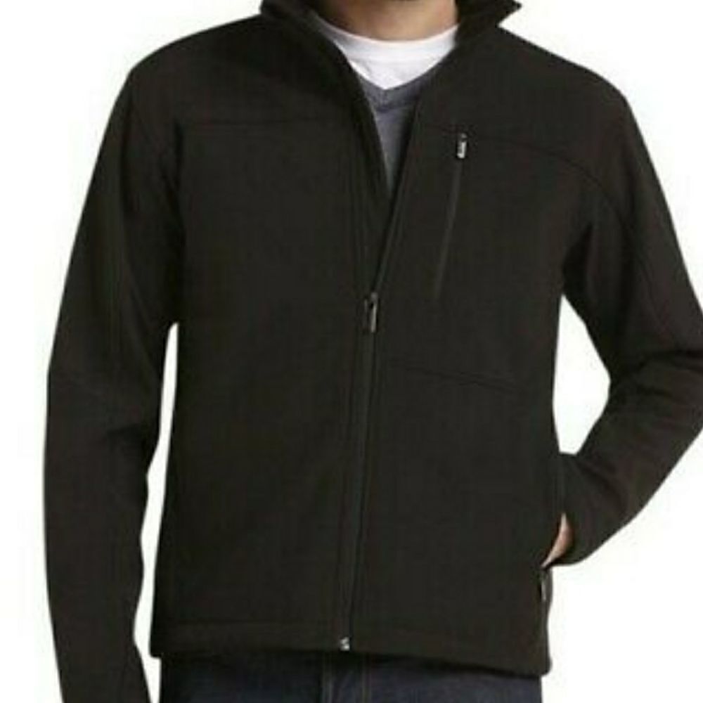 Tumi T-Tech Jacket Water Resistant Packable Softshell Windbreaker Black Sz XL